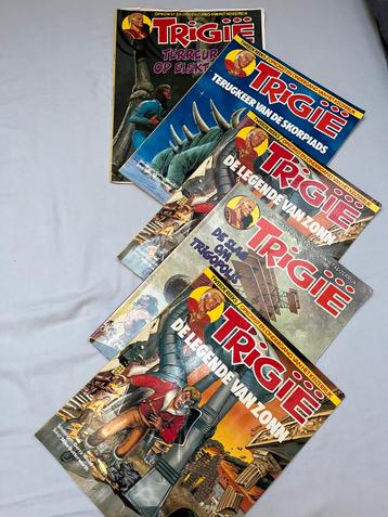 Stripboeken Zoldervondst - Trigië, Tarzan, Storm, e.a. beschikbaar voor biedingen