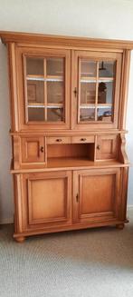 Antiek blank eiken buffet/servieskast., Ophalen, Zo goed als nieuw, 25 tot 50 cm