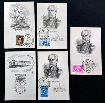 Argentinië 1957 FDC Admiraal Guillermo Brown – 5 stuks beschikbaar voor biedingen