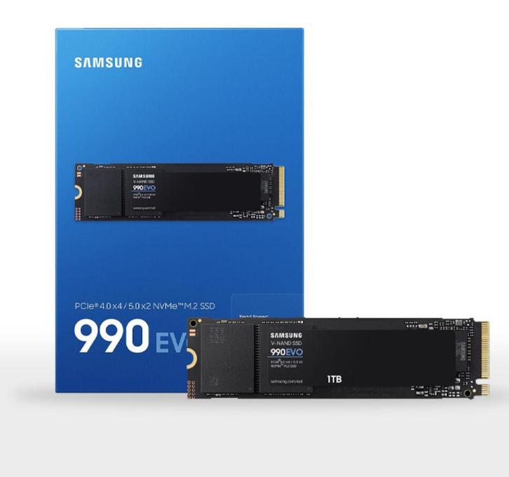 Nieuw! SSD Spektakel™: Samsung 990 EVO 1TB, Computers en Software, Harde schijven, Nieuw, Laptop, Intern, SSD, Ophalen of Verzenden