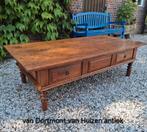 Antieke salontafel met twee laden., Antiek en Kunst, Ophalen