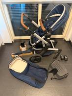 Joolz day+ classic blue met accessoires, Kinderen en Baby's, Kinderwagens en Combinaties, Zo goed als nieuw, Combiwagen, Verstelbare duwstang