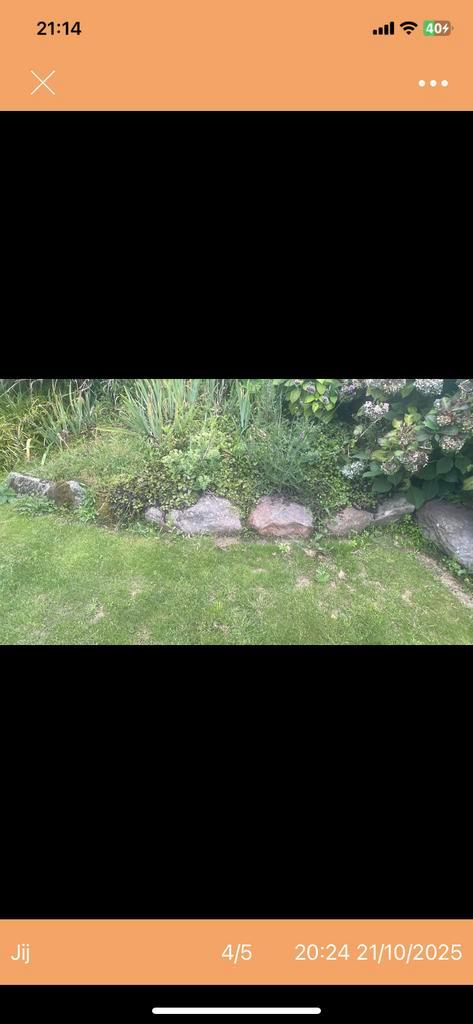 Bentheimer stenen, Tuin en Terras, Bielzen en Borders, Gebruikt, Overige materialen, Minder dan 25 cm, Minder dan 100 cm, Ophalen