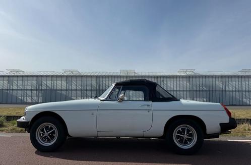 MG MGB B CABRIOLET 1978 WIT, Auto's, Oldtimers, Bedrijf, Open dak, MG, Benzine, Cabriolet, Handgeschakeld, Wit, Overige kleuren
