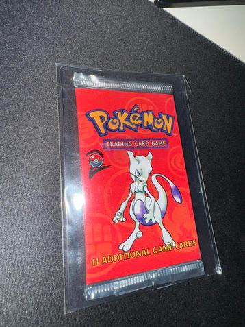 Base set 2 HEAVY mewtwo boosterpack vintage POKEMON beschikbaar voor biedingen