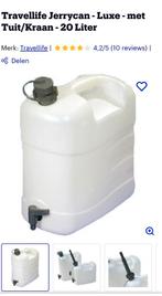20  liter travellife drinkwatertank met kraan, Zo goed als nieuw