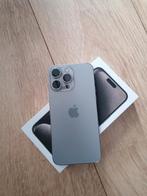 Iphone 15 Pro Max 256Gb Natural Titanium Nieuw Staat+Bon, Ophalen of Verzenden, Zo goed als nieuw, 256 GB, IPhone 15 Pro Max