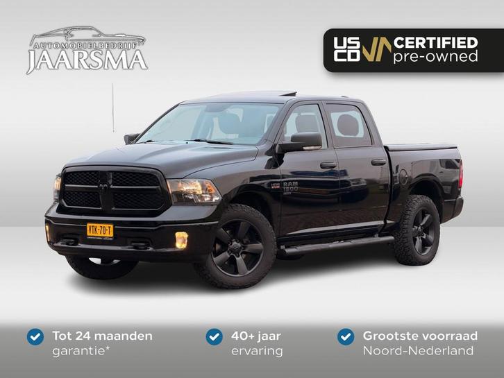 Dodge Ram 1500 5.7 V8 Night Edition CrewCab Classic |CarPlay, Auto's, Dodge, Bedrijf, Te koop, RAM 1500, ABS, Airbags, Airconditioning