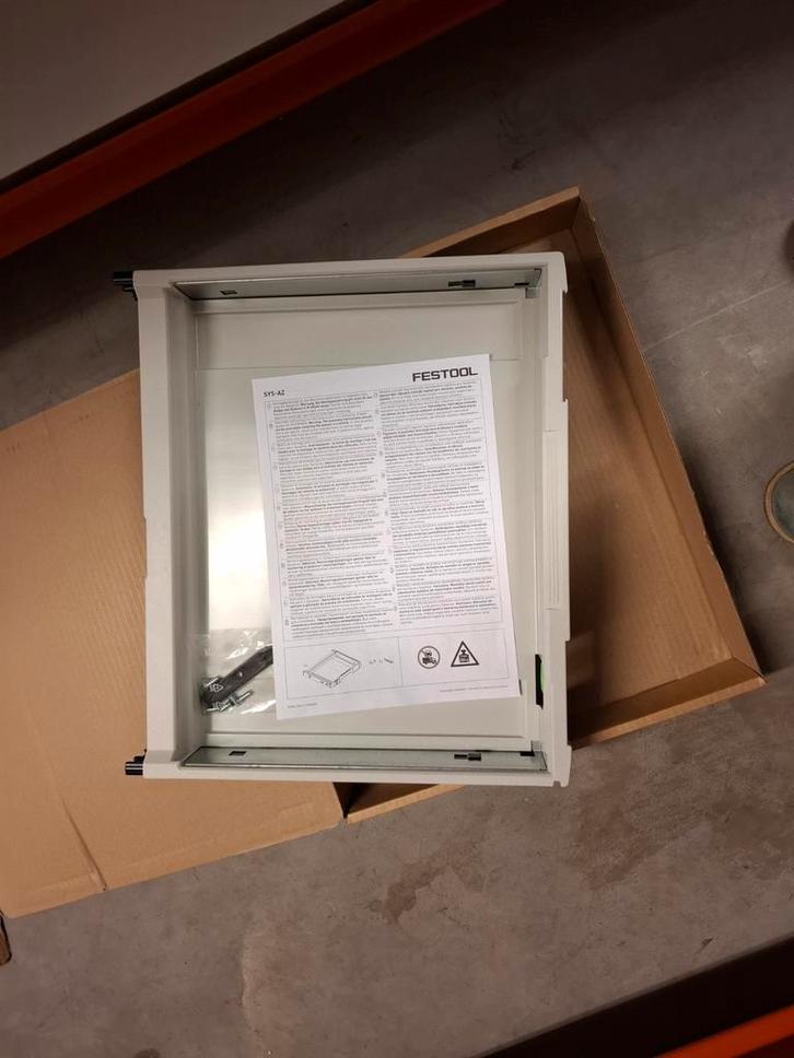 Festool Lade SYS-AZ - Nieuw in Doos, Doe-het-zelf en Verbouw, Gereedschap | Machine-onderdelen en Toebehoren, Nieuw, Ophalen of Verzenden