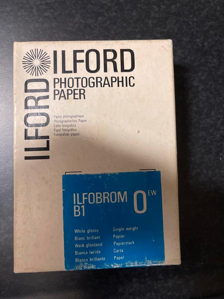 Ilford Ilfobrom B1 0EW Fotopapier, Audio, Tv en Foto, Fotografie | Fotopapier, Gebruikt, Ophalen of Verzenden