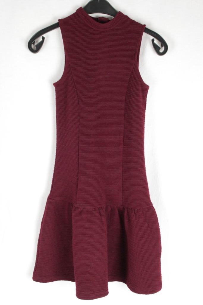 Toffe bordeaux rode jurk.Mt 32.Merk New Look Petite, Kleding | Dames, Jurken, Zo goed als nieuw, Maat 34 (XS) of kleiner, Rood
