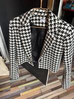 Loavies Blazer met zwart-witte pied-de-poule print., Maat 38/40 (M), Verzenden, Zwart, Zo goed als nieuw