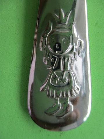 (KB4770) Kinderbestek DE KLEINE KONING koningin grote lepel beschikbaar voor biedingen