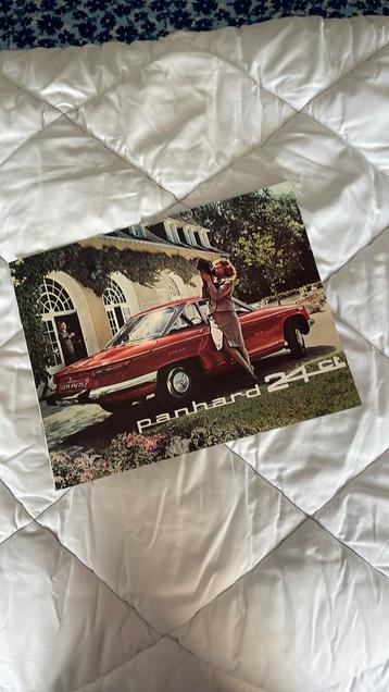 Panhard 24 CT folder uit 1963/64 beschikbaar voor biedingen