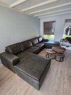 Nieuwe Phantom U-hoekbank – Longchair XL - sterk microleder, Huis en Inrichting, Ophalen, 100 tot 125 cm, Hoekbank, Leer