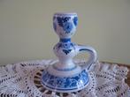 Porceleyne Fles * Delfts BLAUW * kandelaar *, Ophalen of Verzenden, Keramiek of Aardewerk