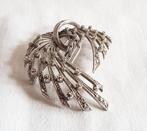 Broche zilver markasiet vintage., Ophalen of Verzenden, Zilver, Broche