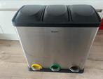 Homra Prullenbak - 3x20L - Gebruikt, Ophalen, Gebruikt, Met pedaal, 50 tot 75 cm