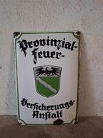 emaille bord Provinzial - Feuer  Versicherungs Anstalt, Antiek en Kunst, Ophalen of Verzenden