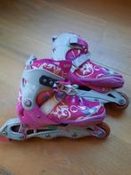 Dutchy roze skeelers 30 31 32 33, Sport en Fitness, Skeelers, Overige merken, Verstelbaar, Inline skates 4 wielen, Gebruikt