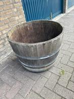 Half wijnvat, Tuin en Terras, Ophalen, Rond, Tuin, Zo goed als nieuw
