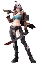 Freddy vs. Jason Bishoujo PVC Statue 1/7 Jason Voorhees, Beeldje, Replica of Model, Onbekend, Ophalen of Verzenden, Film