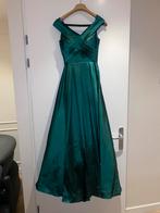 Groene jurk, Kleding | Dames, Galajurk, Ophalen of Verzenden, Maat 36 (S), Gedragen