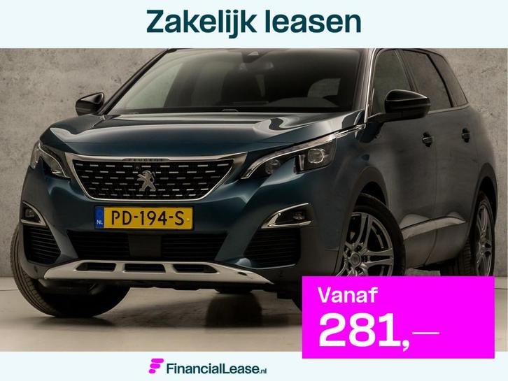 Peugeot 5008 1.2 PureTech GT-Line Luxe 7 Persoons (PANORAMAD, Auto's, Peugeot, Bedrijf, Lease, Financial lease, 360° camera, ABS