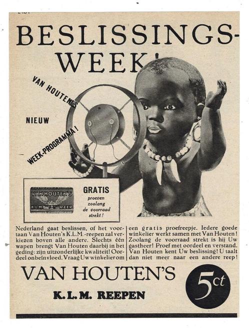 3x Beslissings week VAN HOUTEN KLM Chocolade reepen 5 ct., Verzamelen, Merken en Reclamevoorwerpen, Zo goed als nieuw, Overige typen
