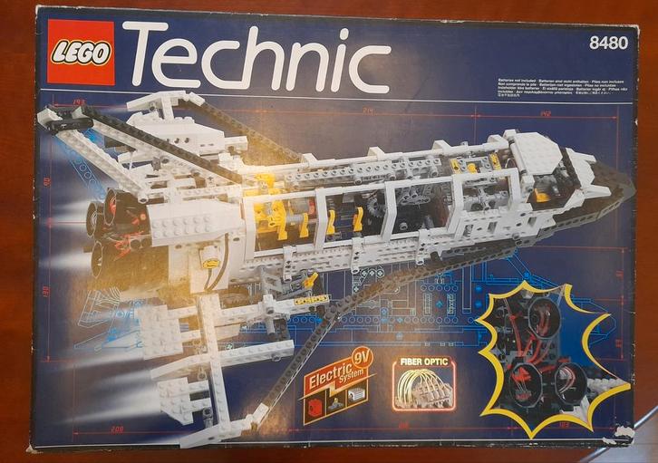 Lego Technic Space Shuttle 8480, Kinderen en Baby's, Speelgoed | Duplo en Lego, Gebruikt, Lego, Complete set, Ophalen of Verzenden