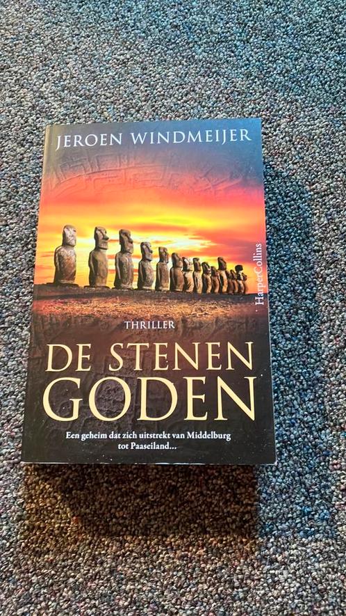 Jeroen Windmeijer - De stenen goden, Boeken, Thrillers, Zo goed als nieuw, Ophalen of Verzenden