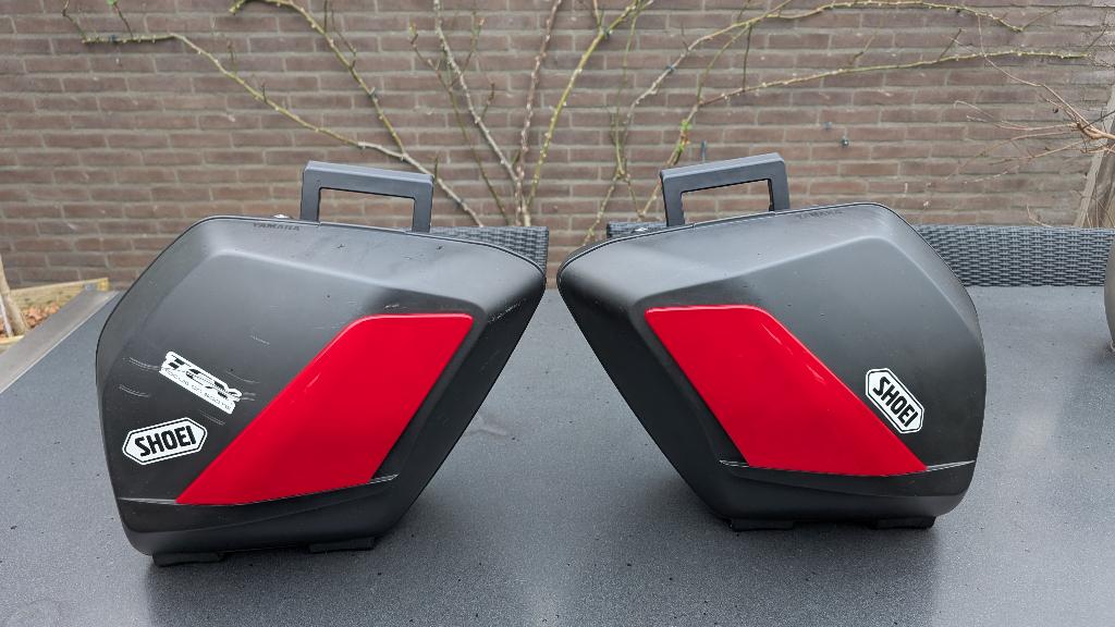 Originele (OEM) Yamaha Tracer 9 harde zijkoffers, Motoren, Accessoires | Koffers en Tassen, Ophalen, Gebruikt