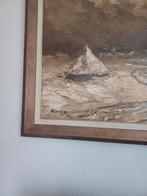 Sneeuwlandschap Strida '55 - Gerestaureerd, Antiek en Kunst, Ophalen