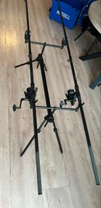 Complete Visgerei Collectie - Karper, Forel, Snoek, Watersport en Boten, Ophalen of Verzenden, Gebruikt, Complete set