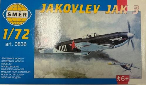 Coelianmodels, Smer 0836, Yakolev Jak-3, 1/72, €5,99, Hobby en Vrije tijd, Modelbouw | Vliegtuigen en Helikopters, Nieuw, Vliegtuig