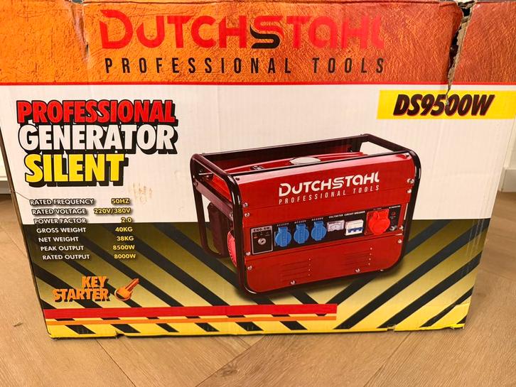 Dutchstahl Silent Generator aggregaat NIEUW MEERDERE BESCHIK, Doe-het-zelf en Verbouw, Aggregaten, Nieuw, Benzine, Minder dan 5 kVA