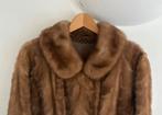 Vintage beige bruine bontjas, prachtige mantel bont, maat M, Kleding | Dames, Jassen | Winter, Ophalen of Verzenden, Zo goed als nieuw