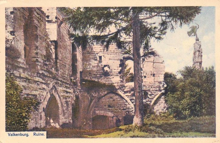 00092 Valkenburg - Ruïne - gel. 1912, Verzamelen, Ansichtkaarten | Nederland, Gelopen, Limburg, Voor 1920, Verzenden