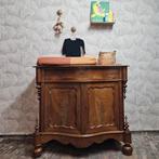 Leuke notenhouten commode/dressoir, Ophalen, Minder dan 75 cm, 105 cm of meer, Zo goed als nieuw