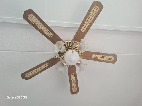 Plafondventilator, Witgoed en Apparatuur, Ventilatoren, Zo goed als nieuw, Plafondventilator, Ophalen