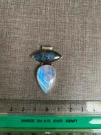 Jammer zilver met labradoriet en maansteen, Ophalen of Verzenden, Zilver