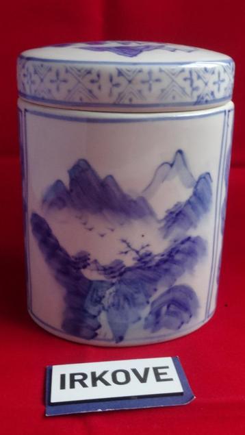 THEE CADDY * Chinees Porselein * beschikbaar voor biedingen