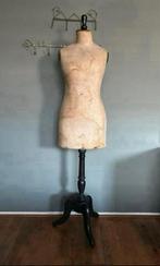Sale Oude franse paspop met houten voet, Antiek en Kunst, Curiosa en Brocante, Ophalen