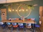 schoolstoel eetkamerstoel vintage en toch NIEUW!, Bruin, Nieuw, Vijf, Zes of meer stoelen, Metaal