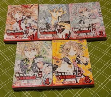 Manga's The gentlemen's alliance vol. 1 tm 5 beschikbaar voor biedingen