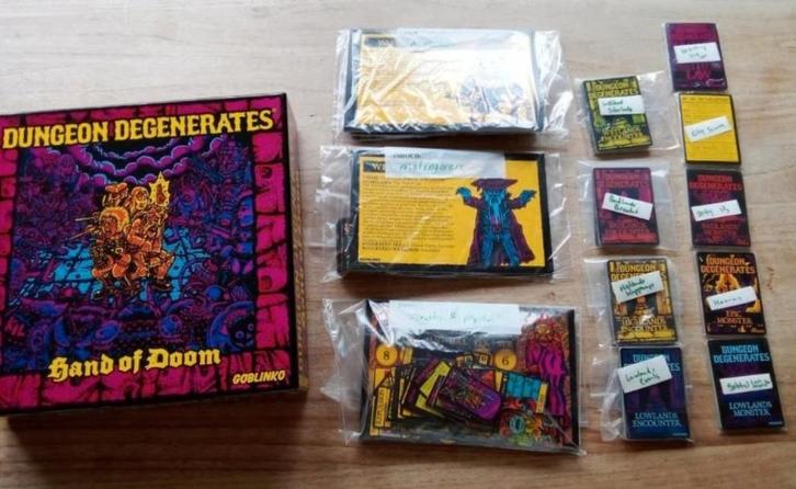 Dungeon Degenerates en Expansions, Hobby en Vrije tijd, Gezelschapsspellen | Bordspellen, Zo goed als nieuw, Ophalen of Verzenden