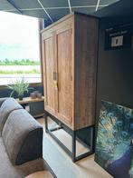 Prachtig houten kabinet voor spotprijs! OP=OP!, Met deur(en), 100 tot 150 cm, 200 cm of meer, Nieuw