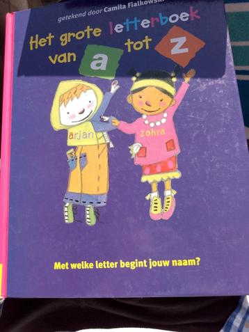 Het grote letterboek van a tot z  met welke letter beschikbaar voor biedingen