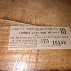 Oud ticket haagsche tramweg maatschappij htm, Ophalen, Gebruikt, Trein, Overige typen