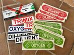 Diverse stickers voor rebreather flessen, Watersport en Boten, Duiken, Nieuw, Verzenden